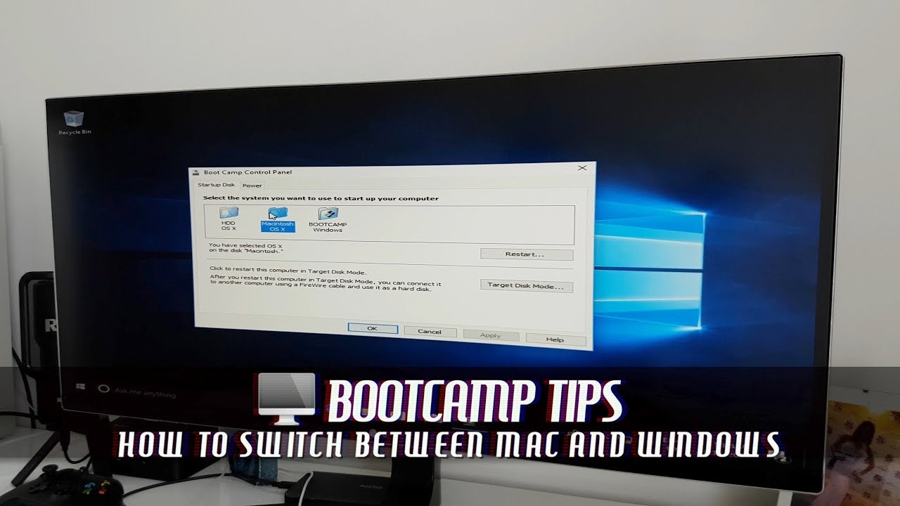 can you toggle bootcamp for mac